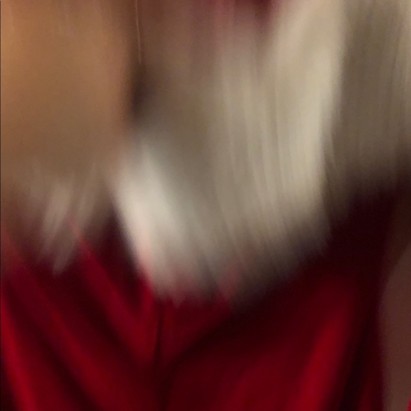 Red Santa Claus sexy Dress with White Fur Trim - Picture 6 of 8